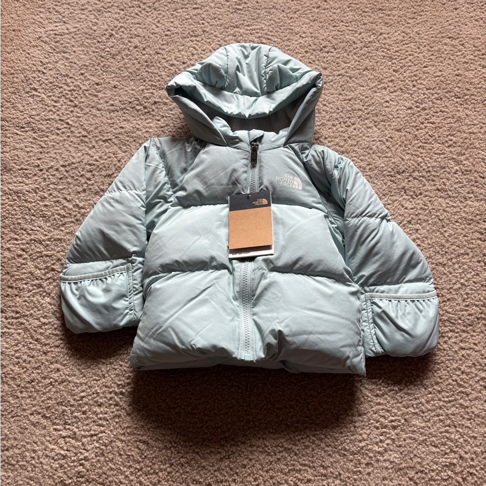 The North Face Kids Gray Puffer Jacket